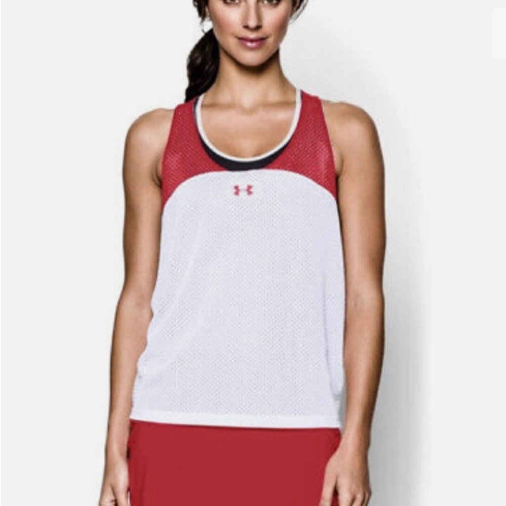 COPY - EUC! under armour mesh reversible tank new Xs